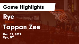 Rye  vs Tappan Zee  Game Highlights - Dec. 21, 2021