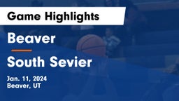 Beaver  vs South Sevier  Game Highlights - Jan. 11, 2024