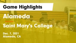 Alameda  vs Saint Mary's College  Game Highlights - Dec. 7, 2021