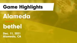 Alameda  vs bethel Game Highlights - Dec. 11, 2021