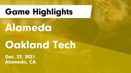 Alameda  vs Oakland Tech  Game Highlights - Dec. 22, 2021