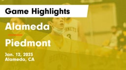 Alameda  vs Piedmont  Game Highlights - Jan. 12, 2023