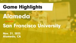 Alameda  vs San Francisco University  Game Highlights - Nov. 21, 2023