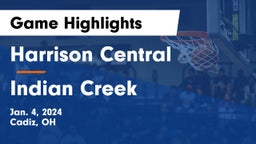 Harrison Central  vs Indian Creek  Game Highlights - Jan. 4, 2024