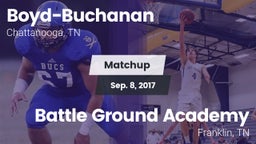 Matchup: Boyd-Buchanan High vs. Battle Ground Academy  2017