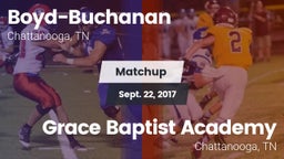Matchup: Boyd-Buchanan High vs. Grace Baptist Academy  2017