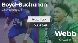 Matchup: Boyd-Buchanan High vs. Webb  2017