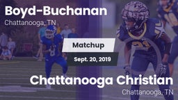 Matchup: Boyd-Buchanan High vs. Chattanooga Christian  2019