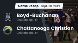 Recap: Boyd-Buchanan  vs. Chattanooga Christian  2019