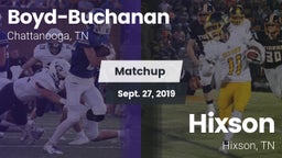 Matchup: Boyd-Buchanan High vs. Hixson  2019