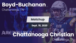 Matchup: Boyd-Buchanan High vs. Chattanooga Christian  2020