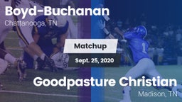 Matchup: Boyd-Buchanan High vs. Goodpasture Christian  2020