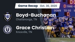 Recap: Boyd-Buchanan  vs. Grace Christian  2020