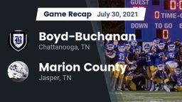 Recap: Boyd-Buchanan  vs. Marion County  2021