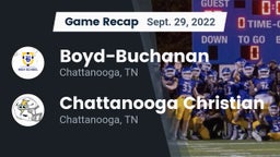 Recap: Boyd-Buchanan  vs. Chattanooga Christian  2022