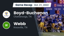 Recap: Boyd-Buchanan  vs. Webb  2022
