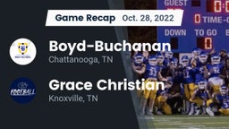 Recap: Boyd-Buchanan  vs. Grace Christian  2022