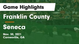 Franklin County  vs Seneca  Game Highlights - Nov. 30, 2021