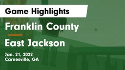 Franklin County  vs East Jackson  Game Highlights - Jan. 21, 2022