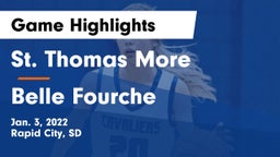 St. Thomas More  vs Belle Fourche  Game Highlights - Jan. 3, 2022