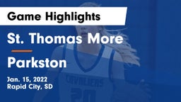 St. Thomas More  vs Parkston  Game Highlights - Jan. 15, 2022