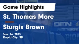 St. Thomas More  vs Sturgis Brown  Game Highlights - Jan. 26, 2023