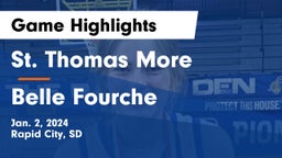 St. Thomas More  vs Belle Fourche  Game Highlights - Jan. 2, 2024