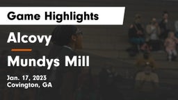 Alcovy  vs Mundys Mill  Game Highlights - Jan. 17, 2023