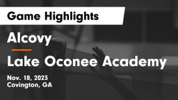 Alcovy  vs Lake Oconee Academy Game Highlights - Nov. 18, 2023