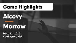 Alcovy  vs Morrow  Game Highlights - Dec. 12, 2023