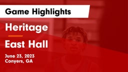 Heritage  vs East Hall Game Highlights - June 23, 2023
