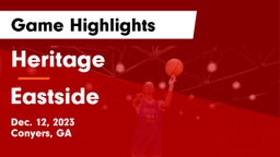 Heritage  vs Eastside  Game Highlights - Dec. 12, 2023
