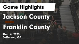 Jackson County  vs Franklin County  Game Highlights - Dec. 6, 2023