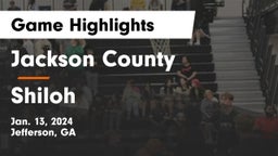 Jackson County  vs Shiloh  Game Highlights - Jan. 13, 2024