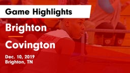 Brighton  vs Covington Game Highlights - Dec. 10, 2019