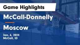 McCall-Donnelly  vs Moscow  Game Highlights - Jan. 6, 2024