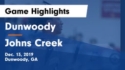 Dunwoody  vs Johns Creek  Game Highlights - Dec. 13, 2019