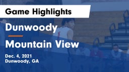 Dunwoody  vs Mountain View  Game Highlights - Dec. 4, 2021