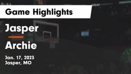 Jasper  vs Archie  Game Highlights - Jan. 17, 2023