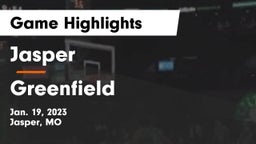 Jasper  vs Greenfield  Game Highlights - Jan. 19, 2023
