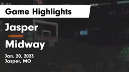 Jasper  vs Midway  Game Highlights - Jan. 20, 2023