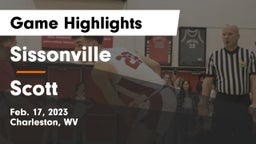 Sissonville  vs Scott  Game Highlights - Feb. 17, 2023