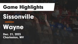 Sissonville  vs Wayne  Game Highlights - Dec. 21, 2023