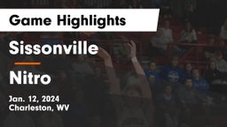Sissonville  vs Nitro  Game Highlights - Jan. 12, 2024