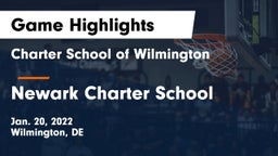 Charter School of Wilmington vs Newark Charter School Game Highlights - Jan. 20, 2022