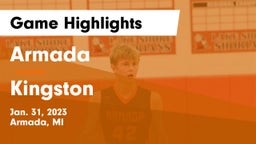 Armada  vs Kingston  Game Highlights - Jan. 31, 2023
