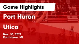 Port Huron  vs Utica  Game Highlights - Nov. 30, 2021