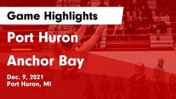 Port Huron  vs Anchor Bay  Game Highlights - Dec. 9, 2021