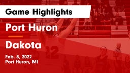 Port Huron  vs Dakota  Game Highlights - Feb. 8, 2022
