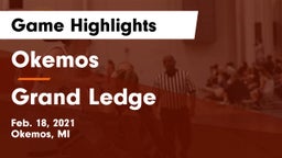 Okemos  vs Grand Ledge  Game Highlights - Feb. 18, 2021